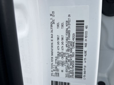 2026 Toyota Tacoma SR5