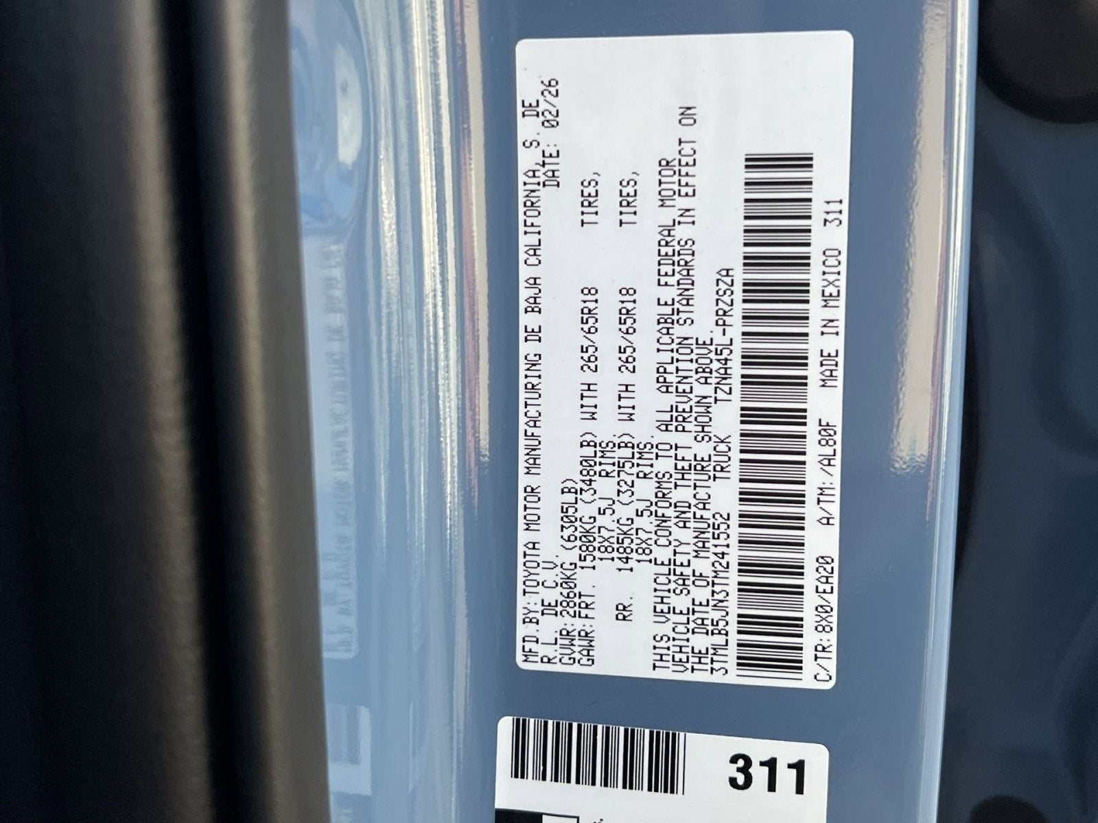 2026 Toyota Tacoma TRD Off-Road