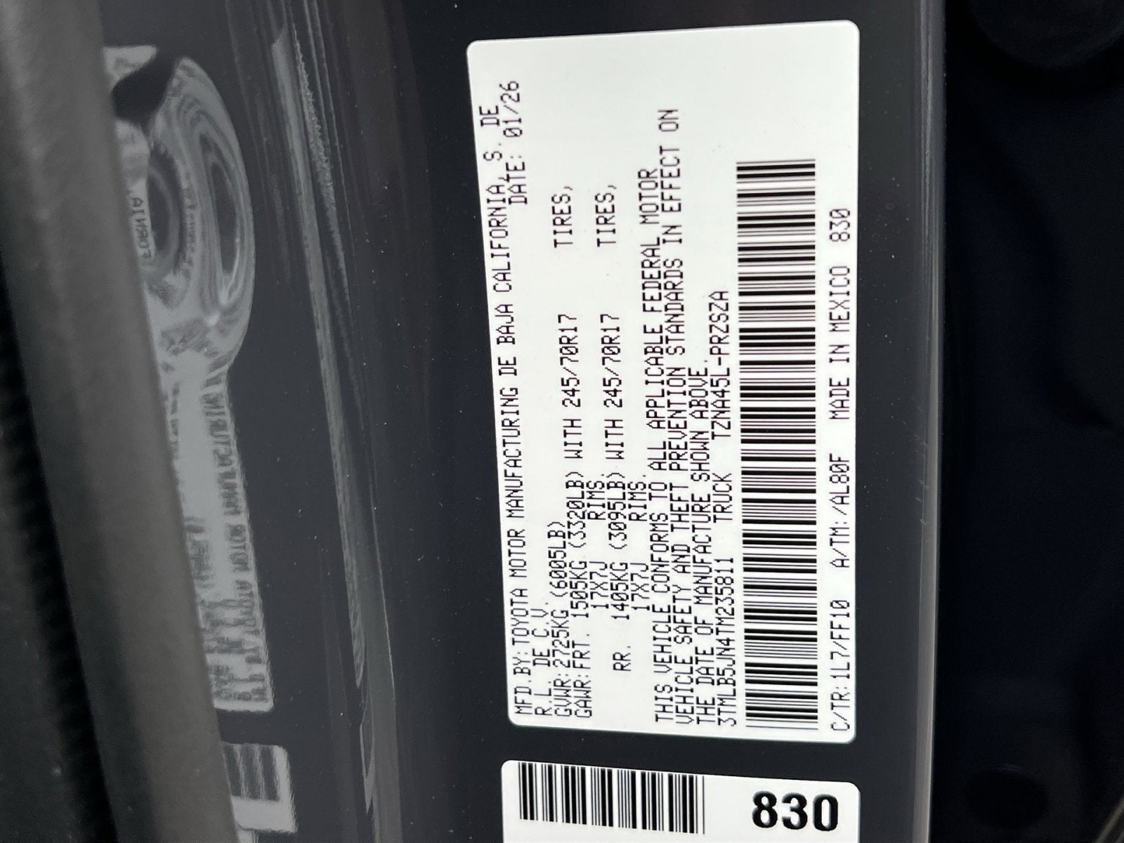 2026 Toyota Tacoma SR5