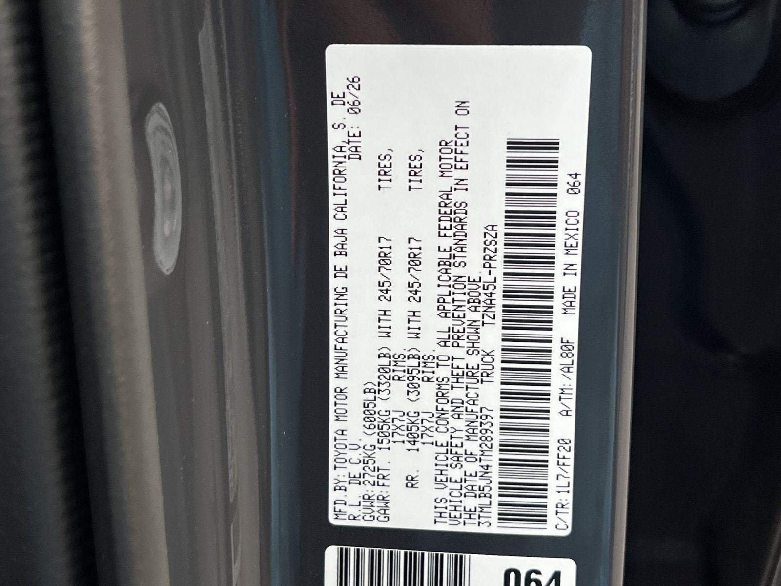 2026 Toyota Tacoma SR5