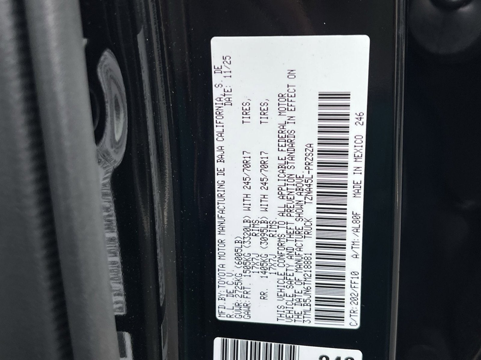 2026 Toyota Tacoma SR5