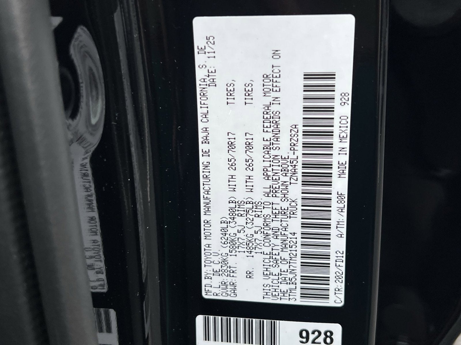 2026 Toyota Tacoma TRD Off-Road