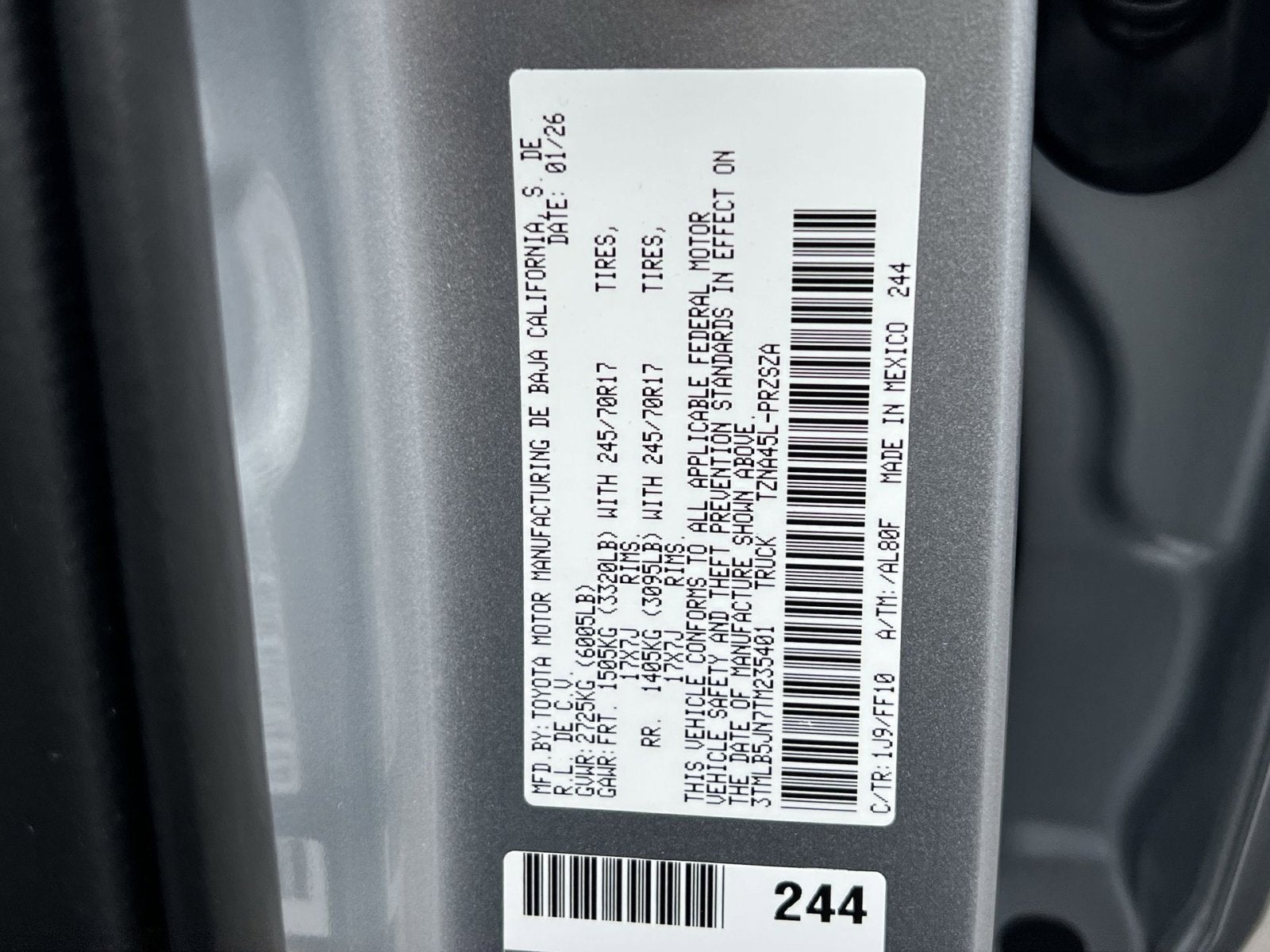 2026 Toyota Tacoma SR5