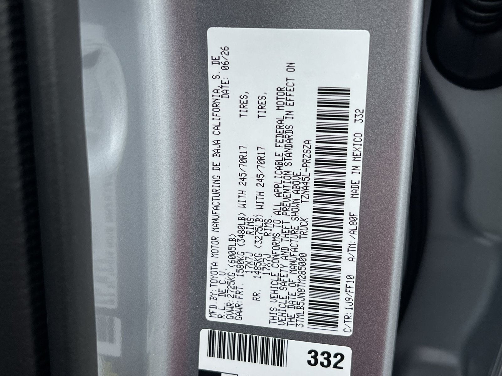 2026 Toyota Tacoma SR5