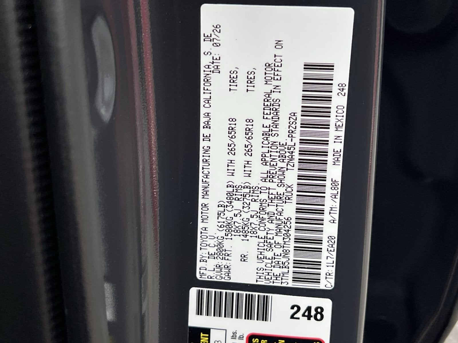 2026 Toyota Tacoma TRD Sport