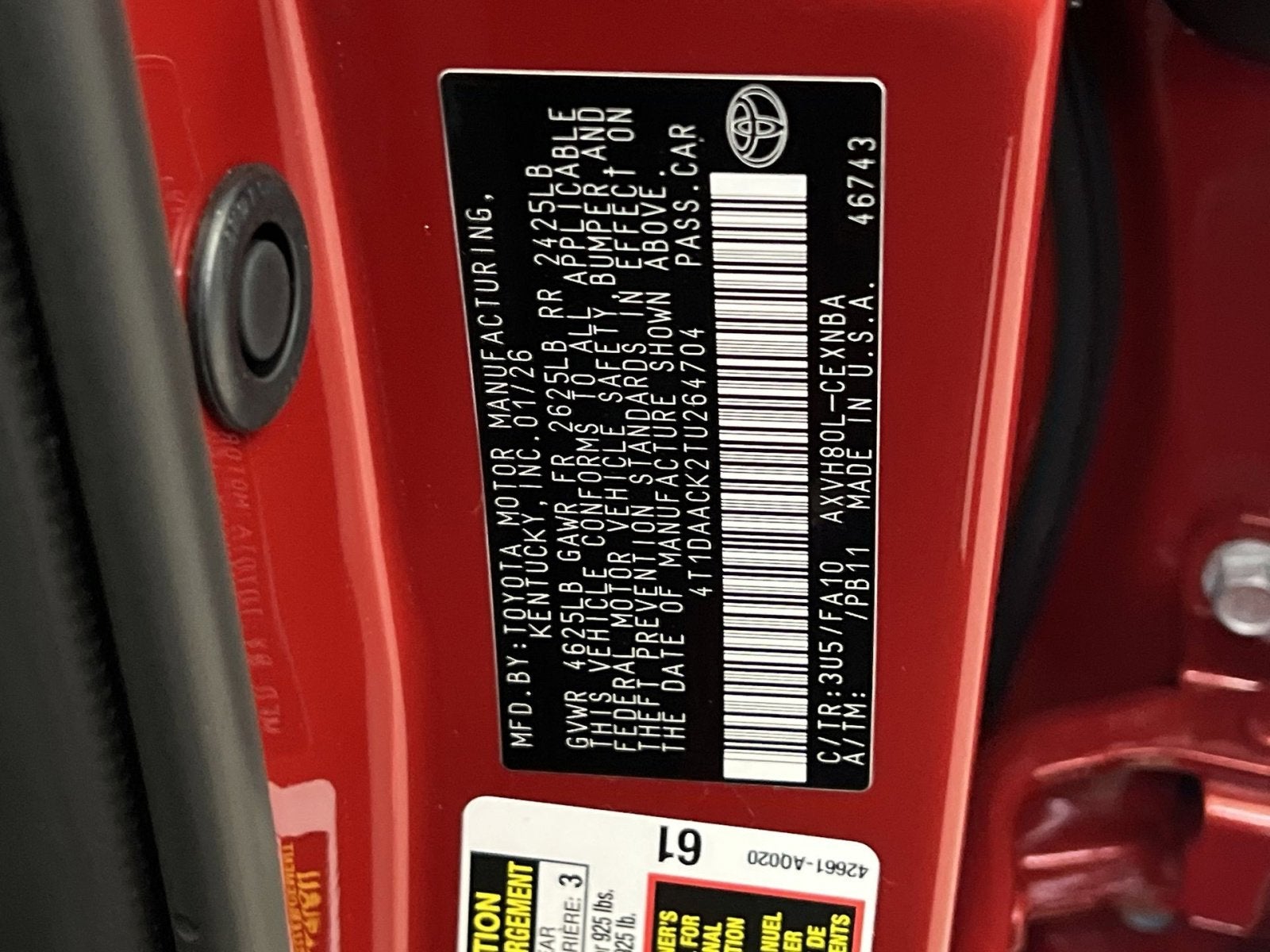 2026 Toyota Camry LE