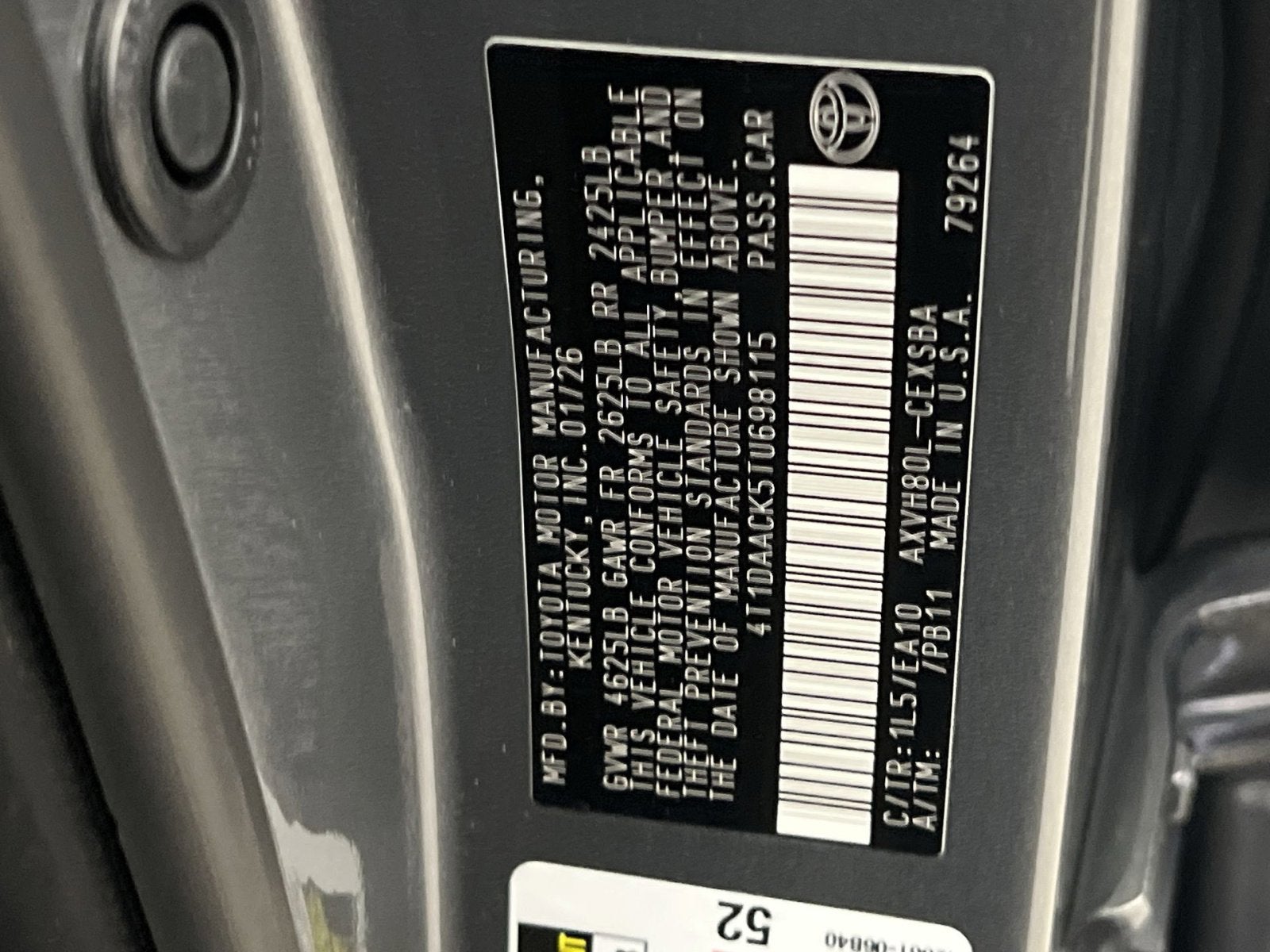 2026 Toyota Camry SE