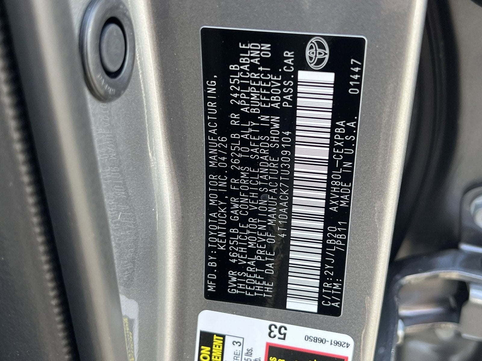 2026 Toyota Camry XSE