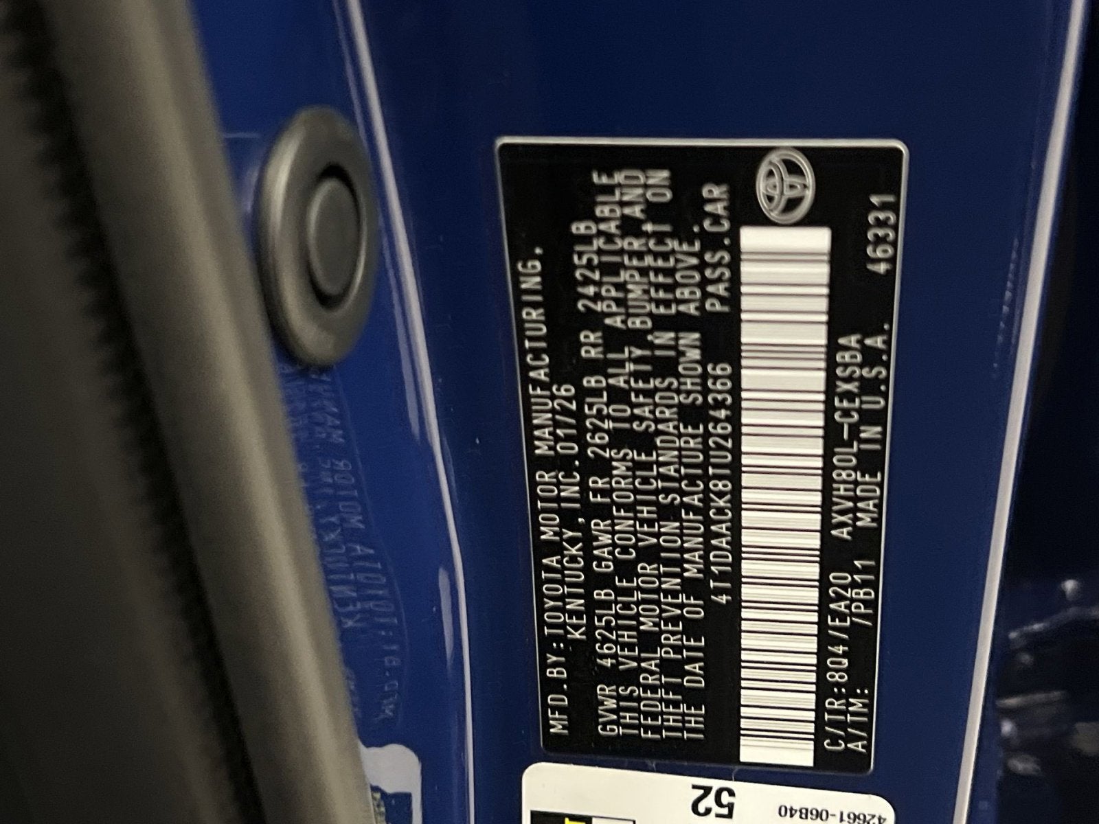 2026 Toyota Camry SE