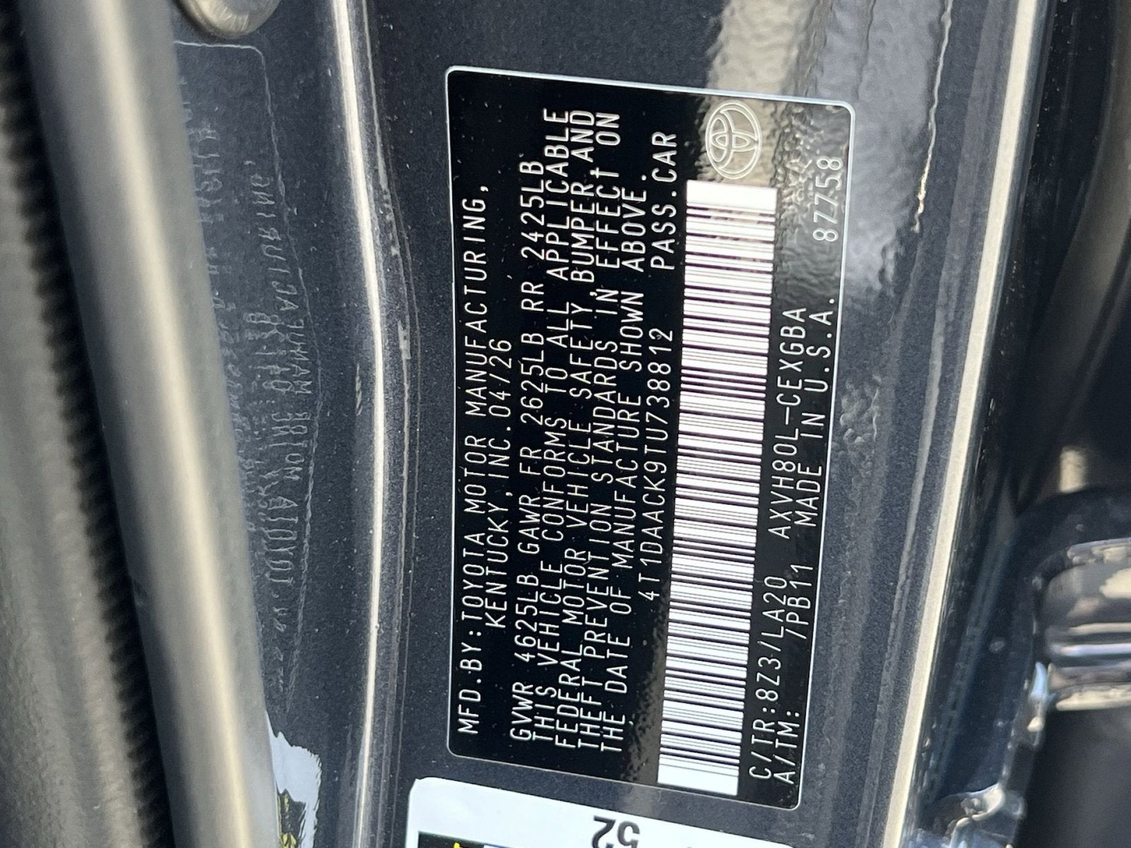 2026 Toyota Camry XLE