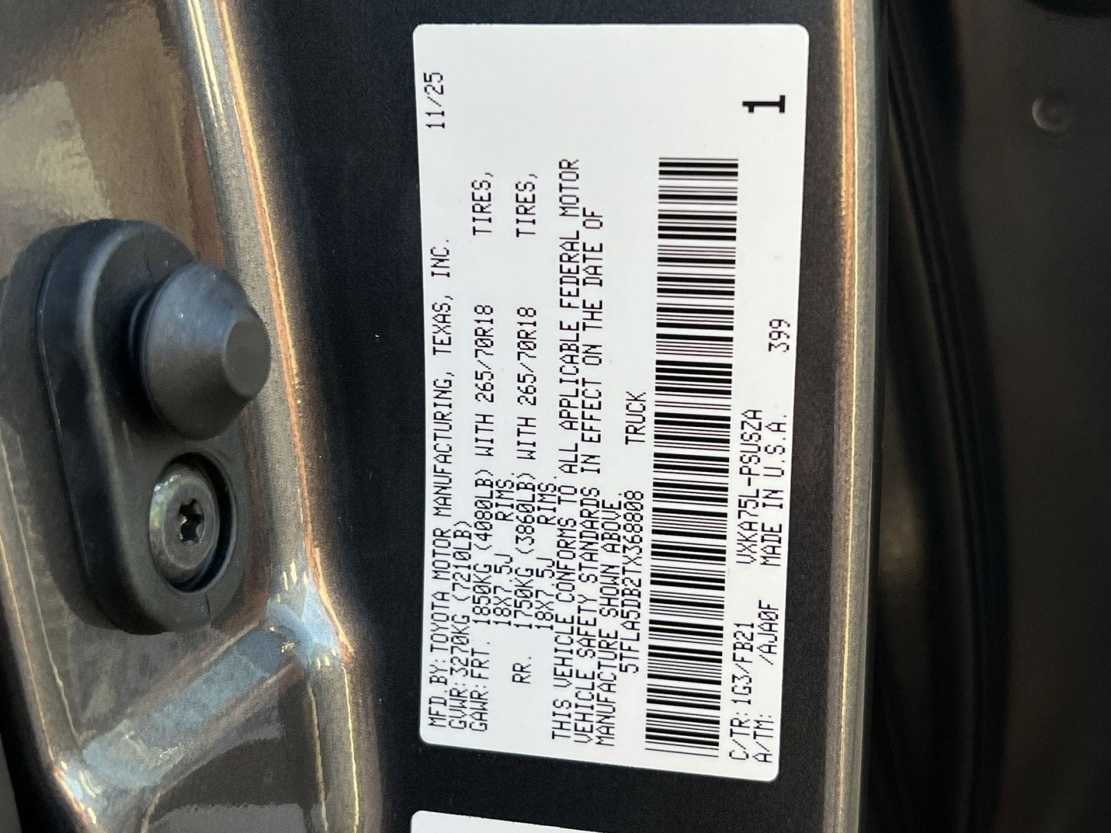 2026 Toyota Tundra SR5