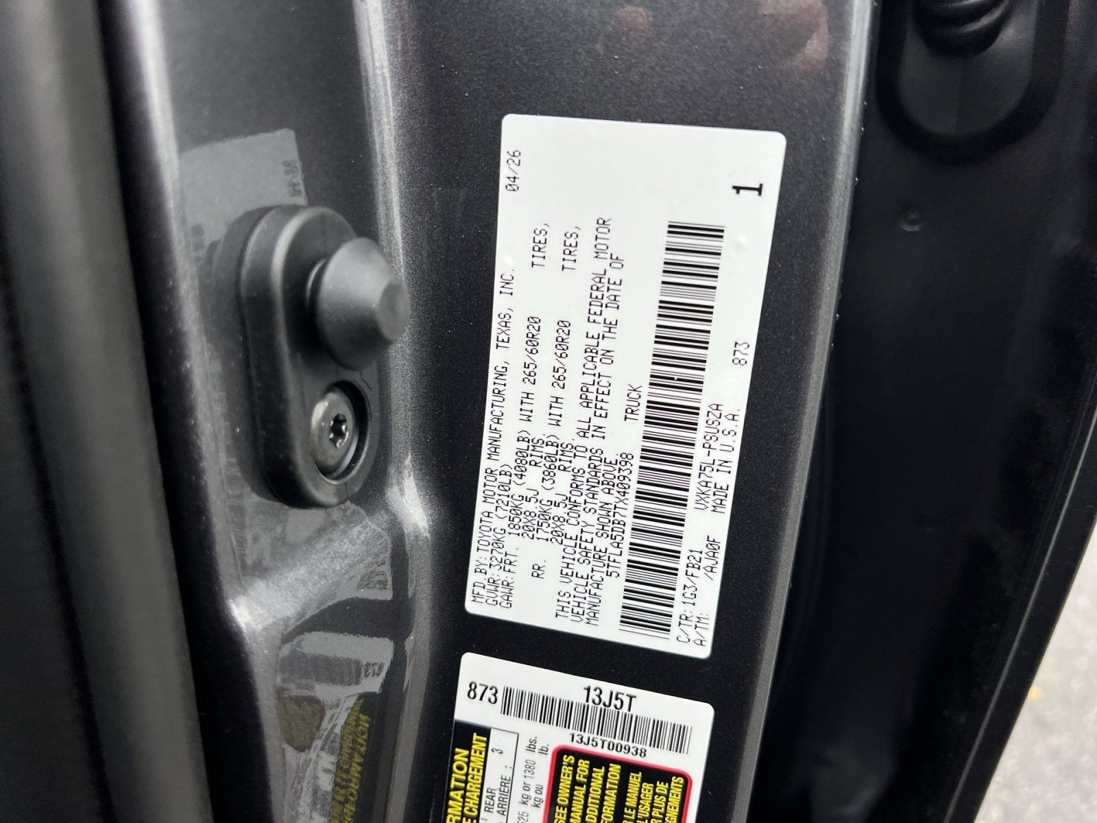 2026 Toyota Tundra SR5