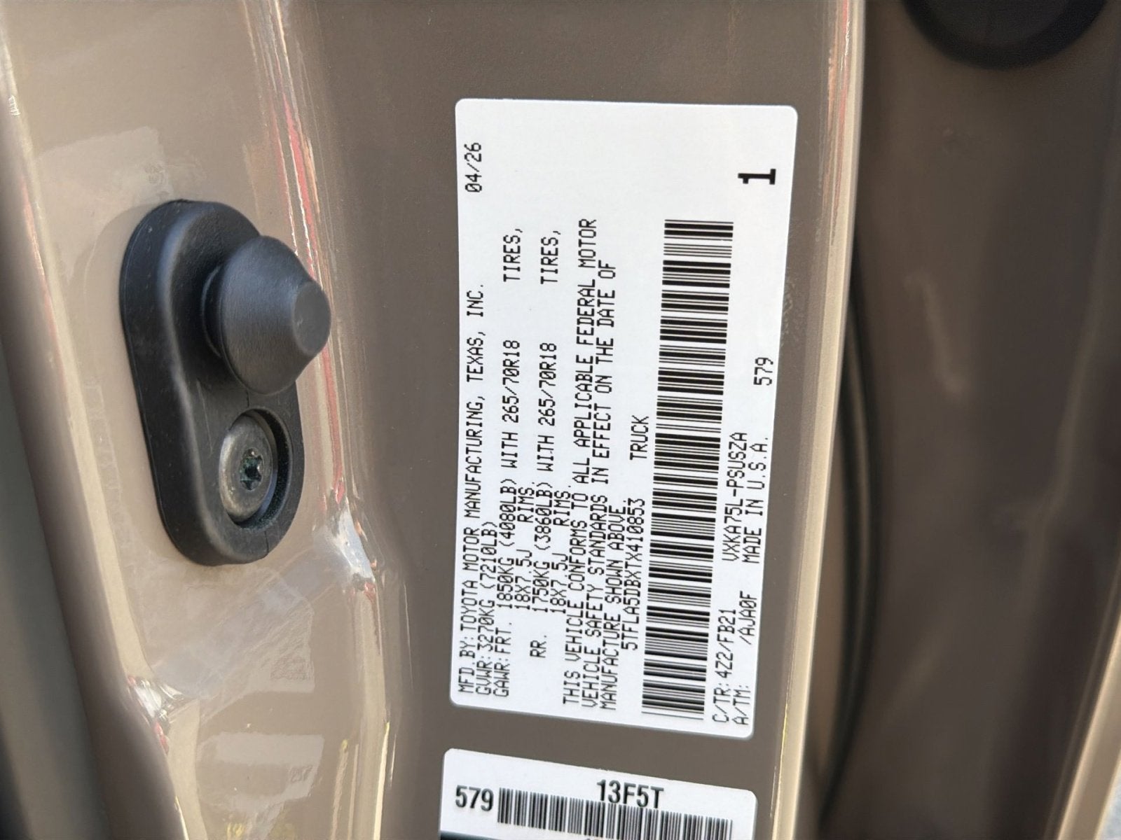 2026 Toyota Tundra SR5