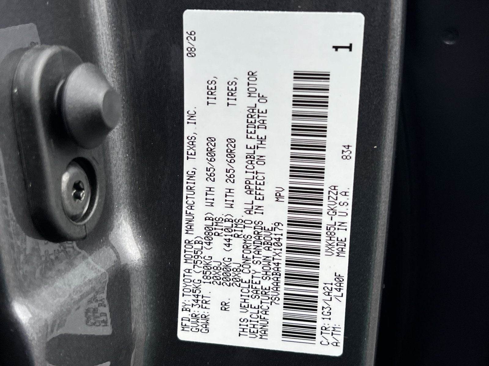 2026 Toyota Sequoia Platinum