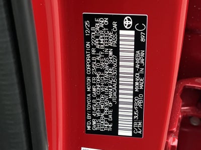 2026 Toyota Prius LE