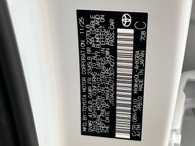 2026 Toyota Prius XLE