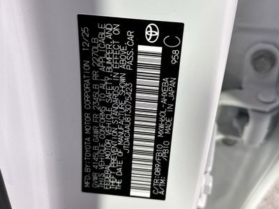 2026 Toyota Prius LE