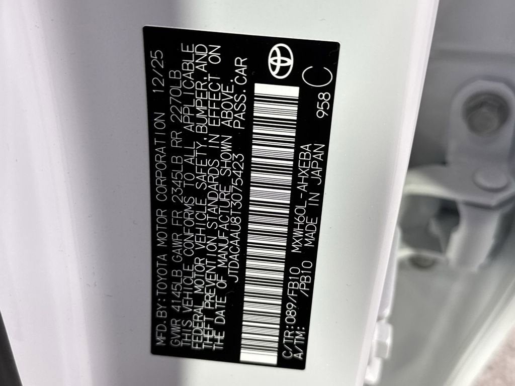 2026 Toyota Prius LE