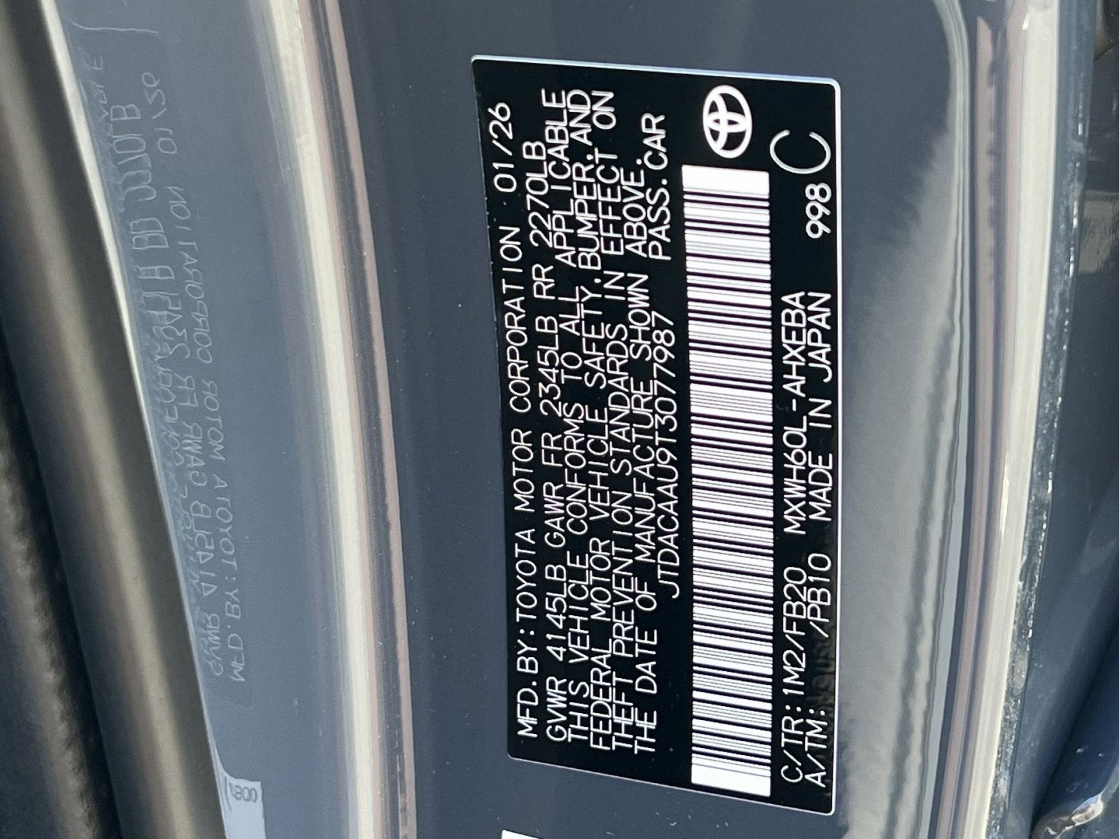 2026 Toyota Prius LE