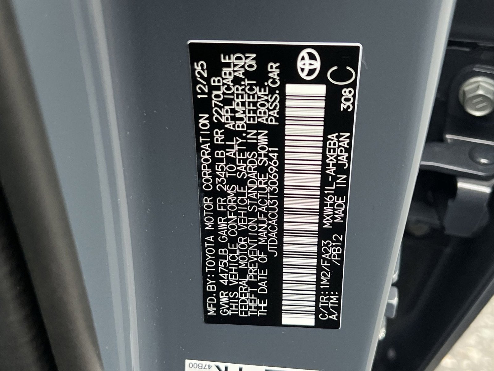 2026 Toyota Prius Plug-In Hybrid SE