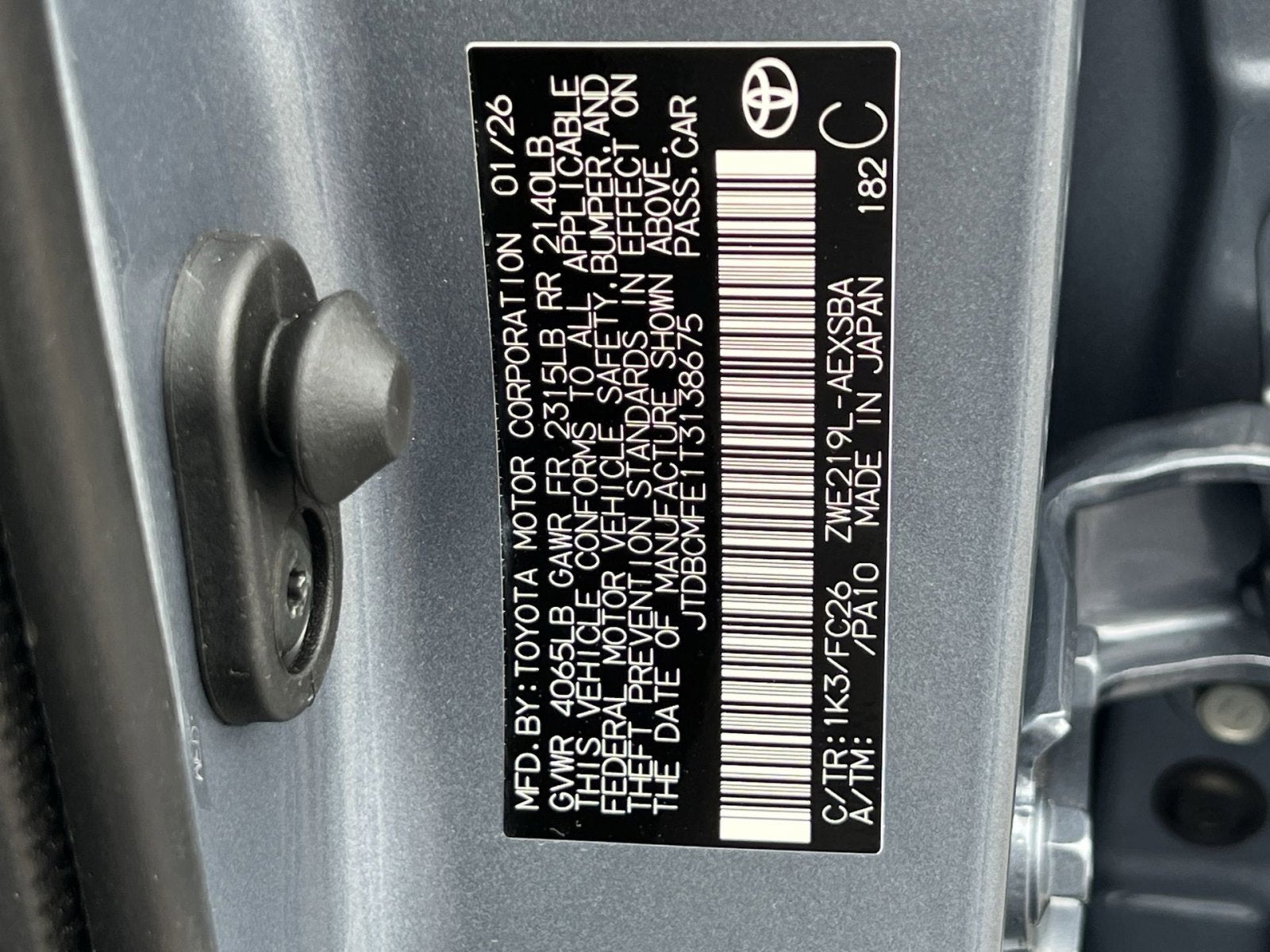 2026 Toyota Corolla Hybrid SE