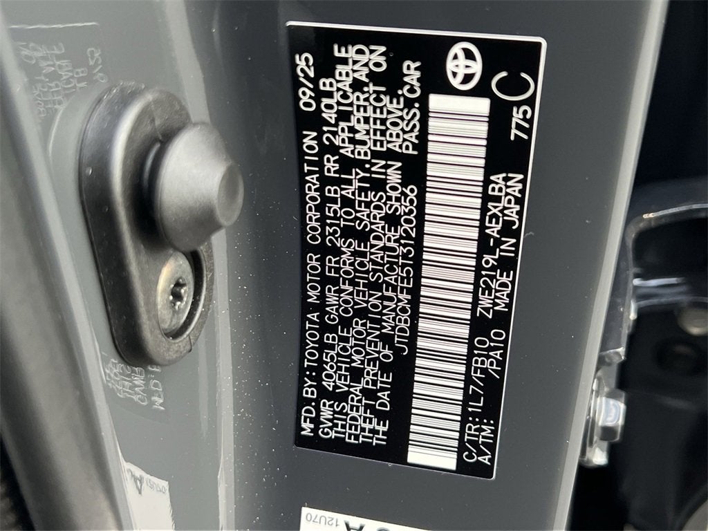 2026 Toyota Corolla Hybrid LE