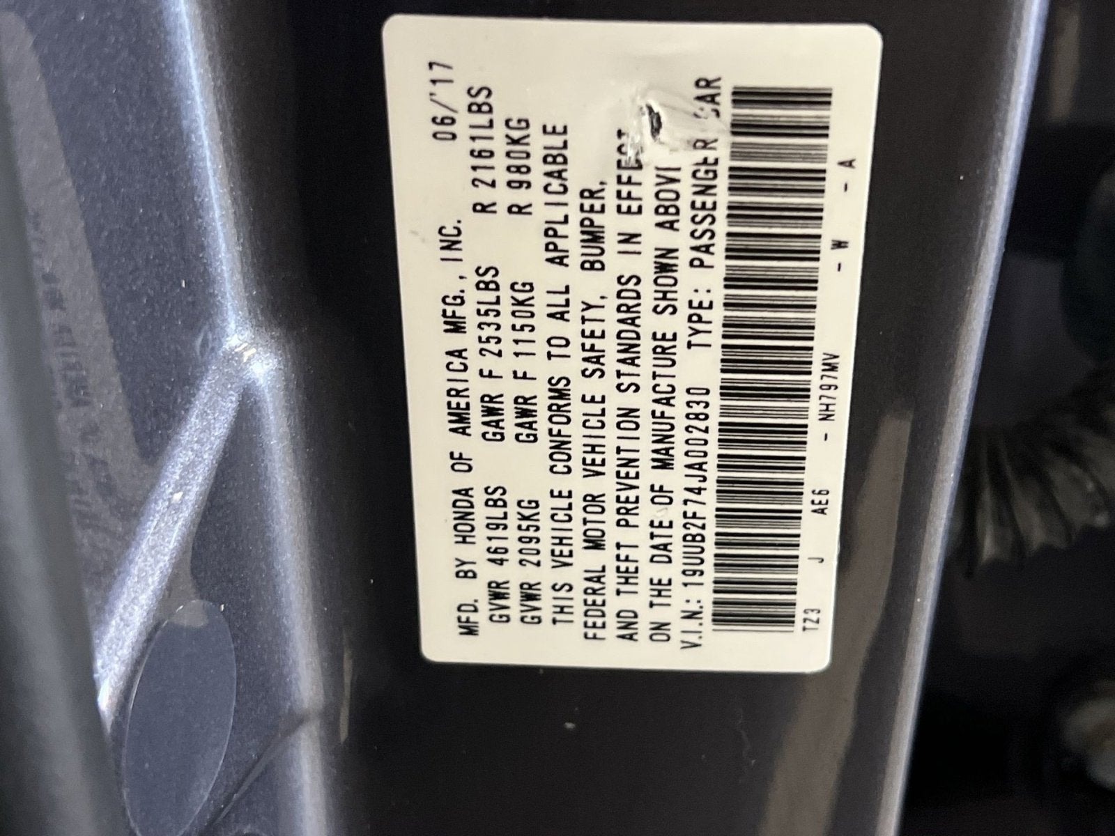 2018 Acura TLX 3.5L V6