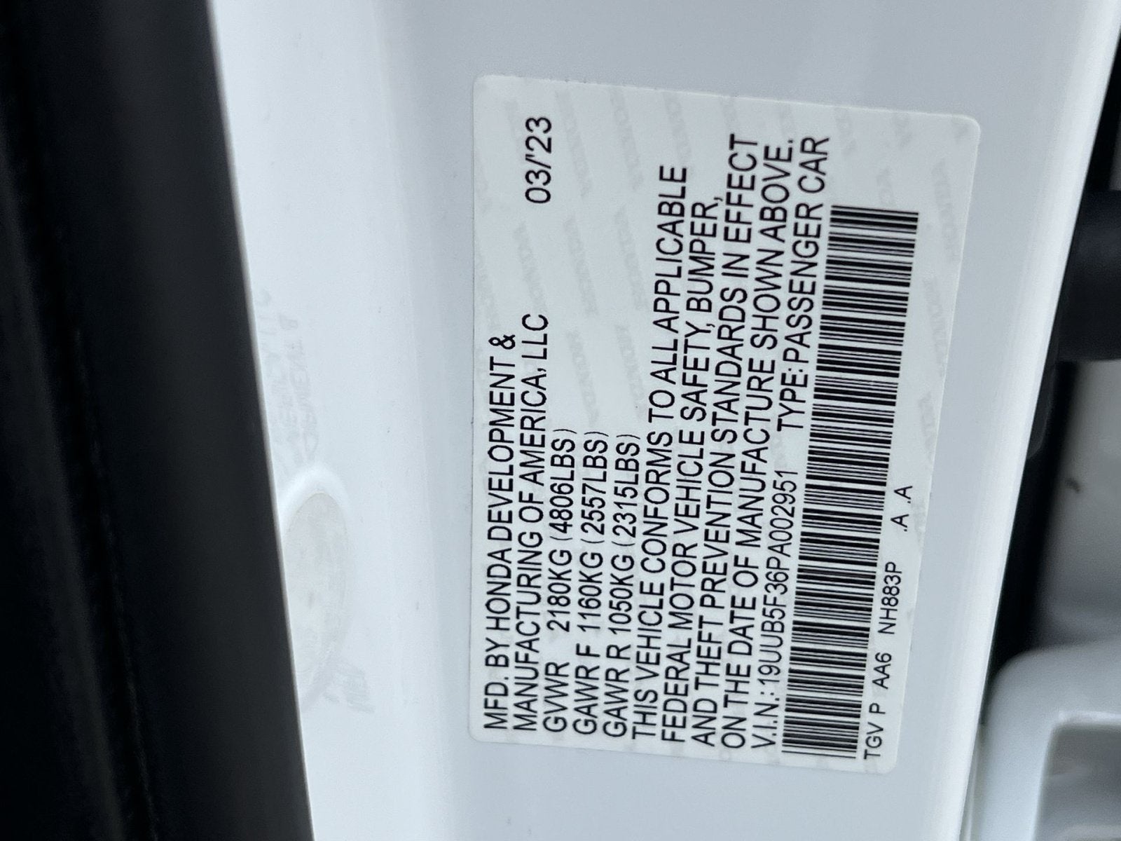 2023 Acura TLX Base