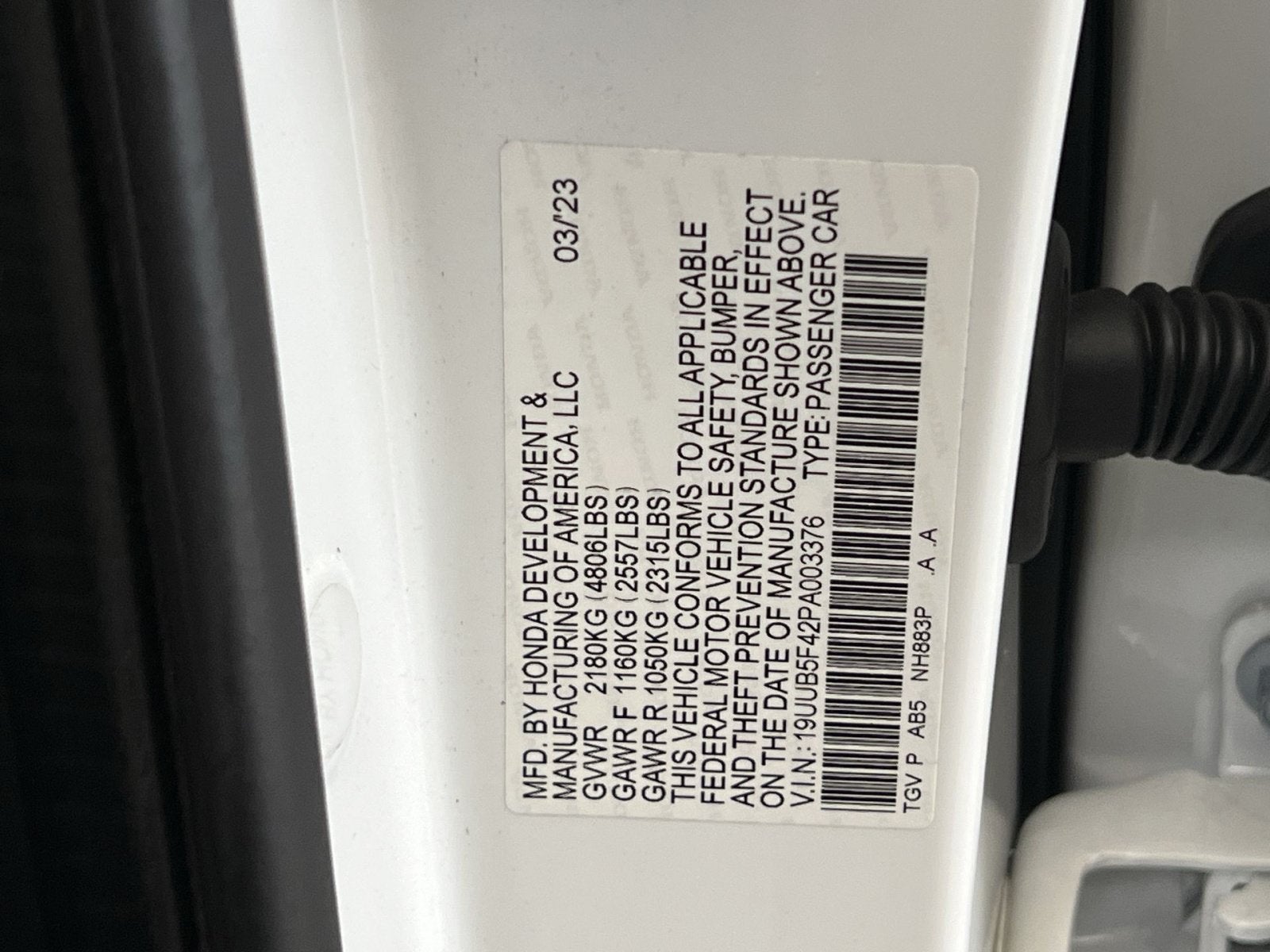 2023 Acura TLX Technology Package