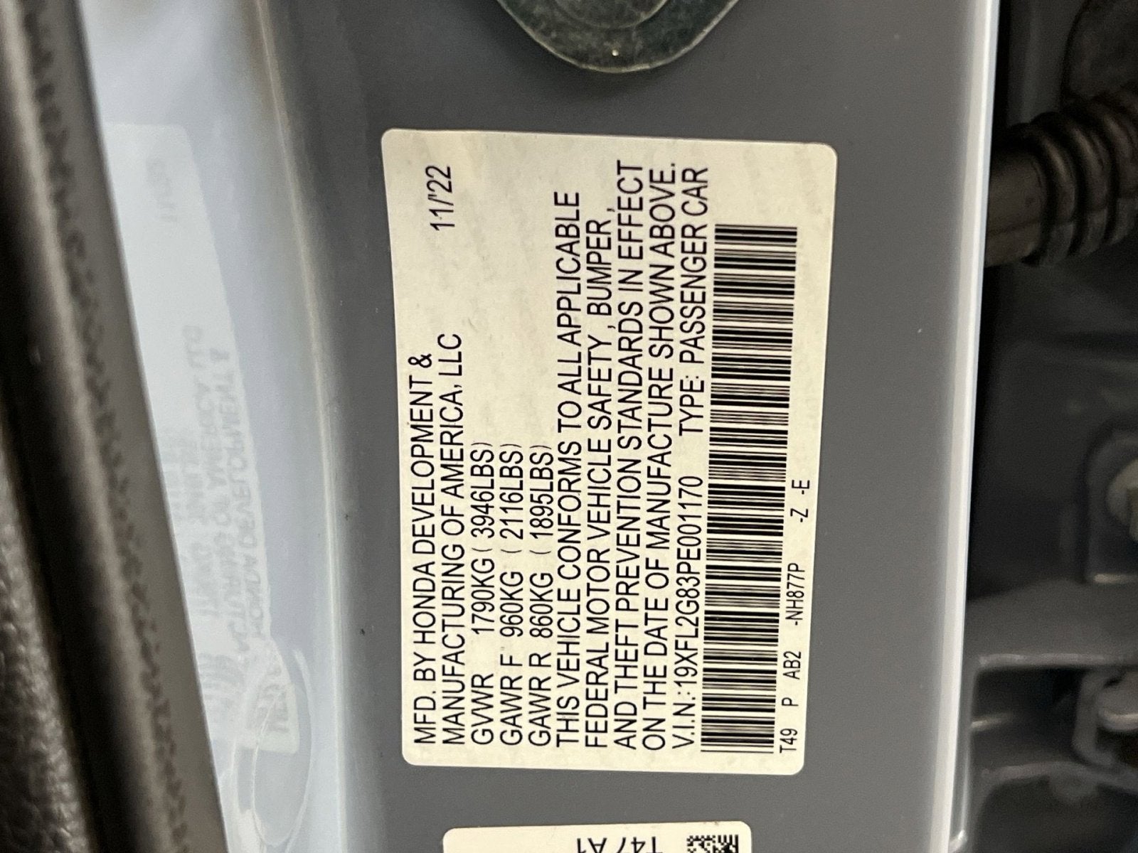 2023 Honda Civic Sport