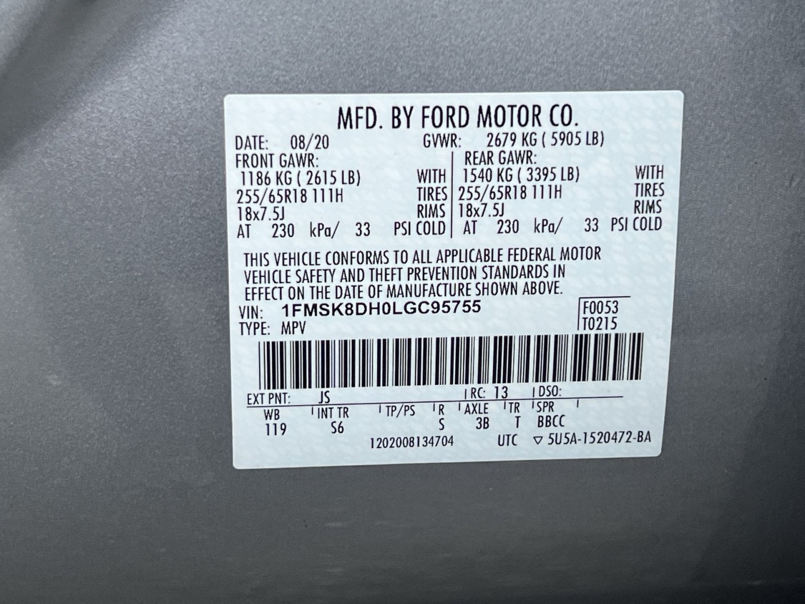 2020 Ford Explorer XLT