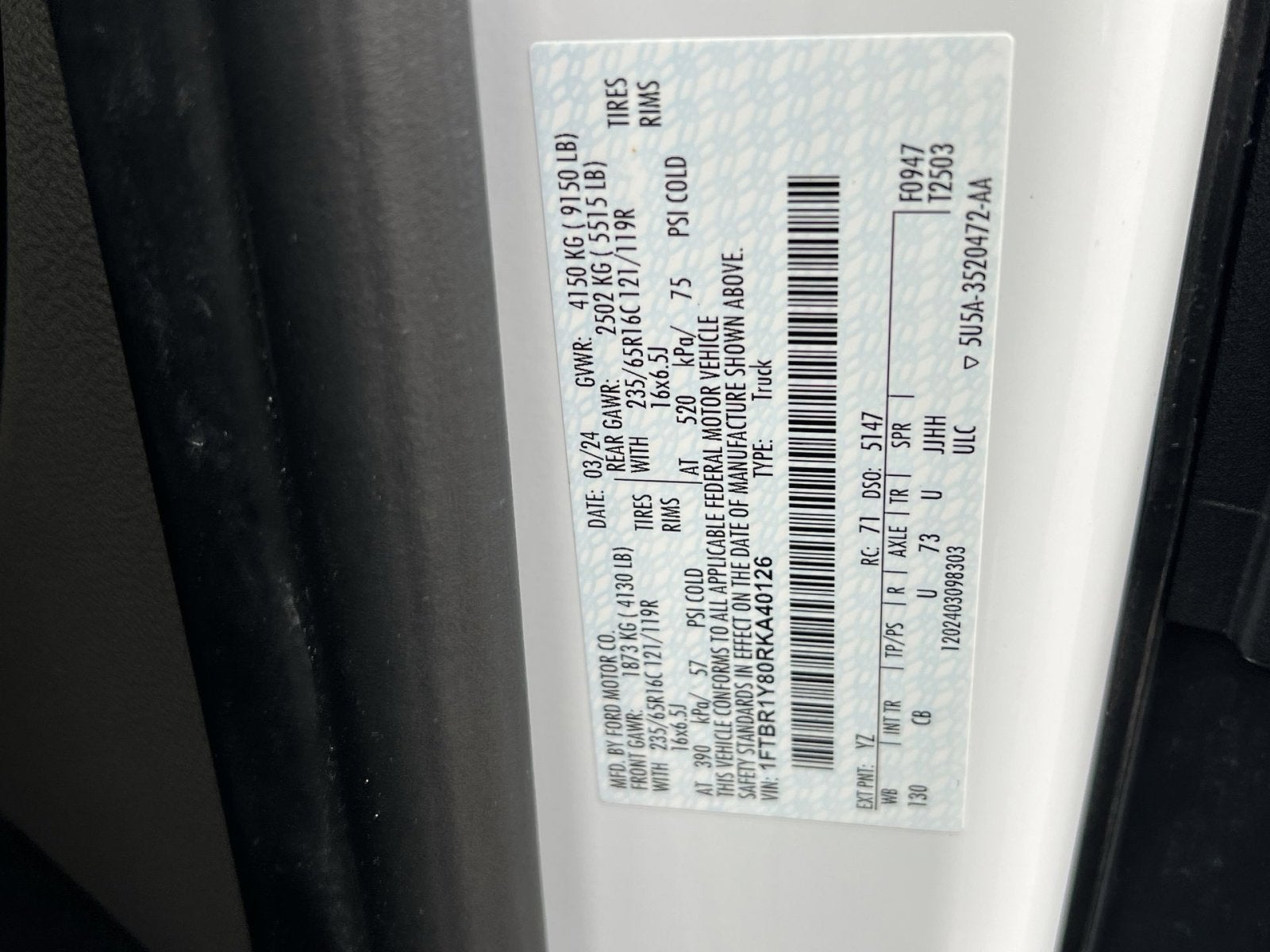 2024 Ford Transit-250 Base