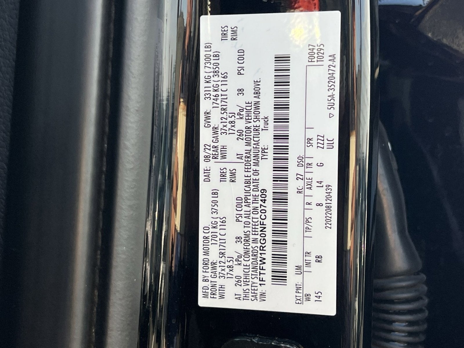 2022 Ford F-150 Raptor