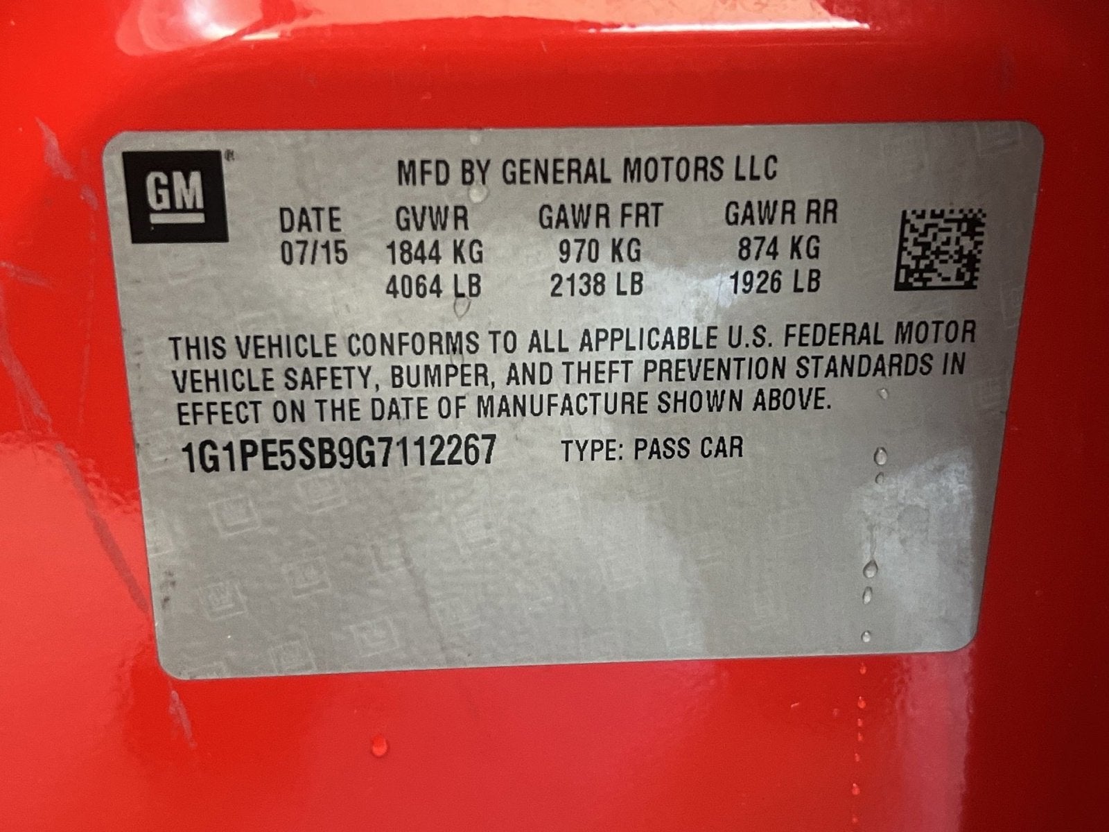 2016 Chevrolet Cruze Limited 1LT