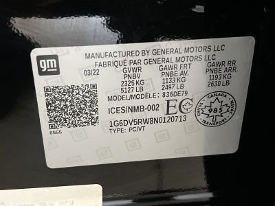 2022 Cadillac CT5 V-Series