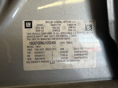 2018 Chevrolet Colorado LT