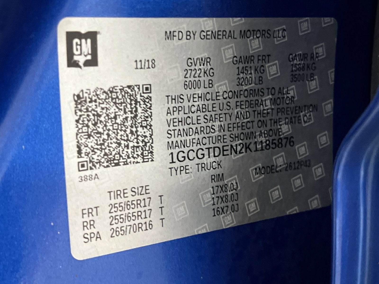 2019 Chevrolet Colorado Z71