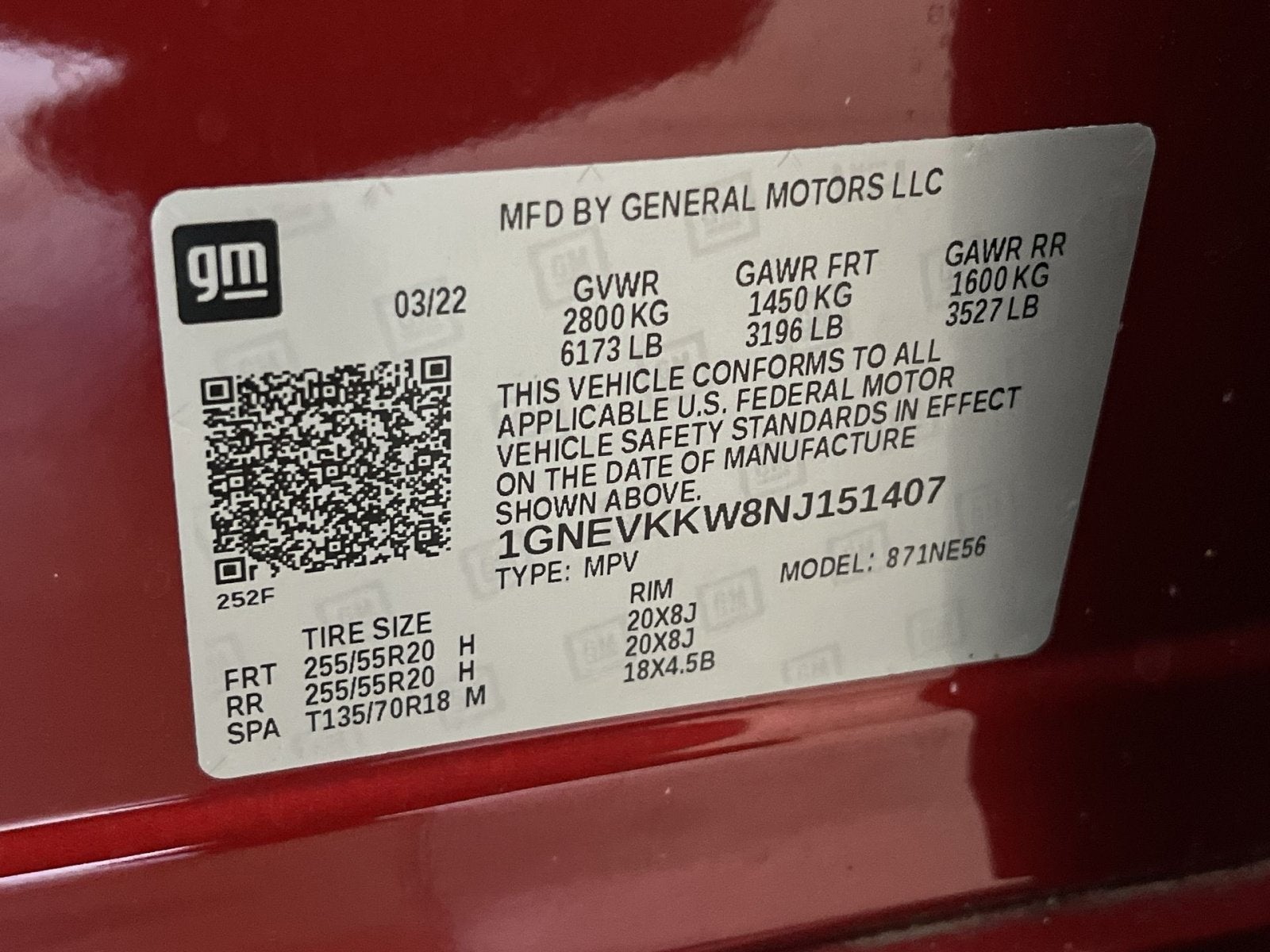 2022 Chevrolet Traverse Premier