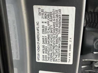 2019 Honda Accord Sport