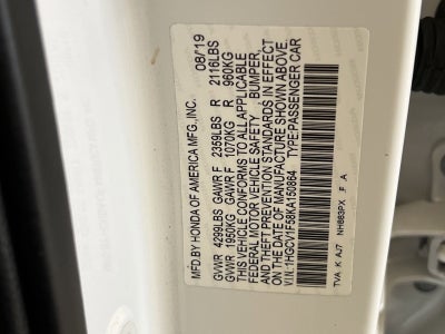 2019 Honda Accord EX-L