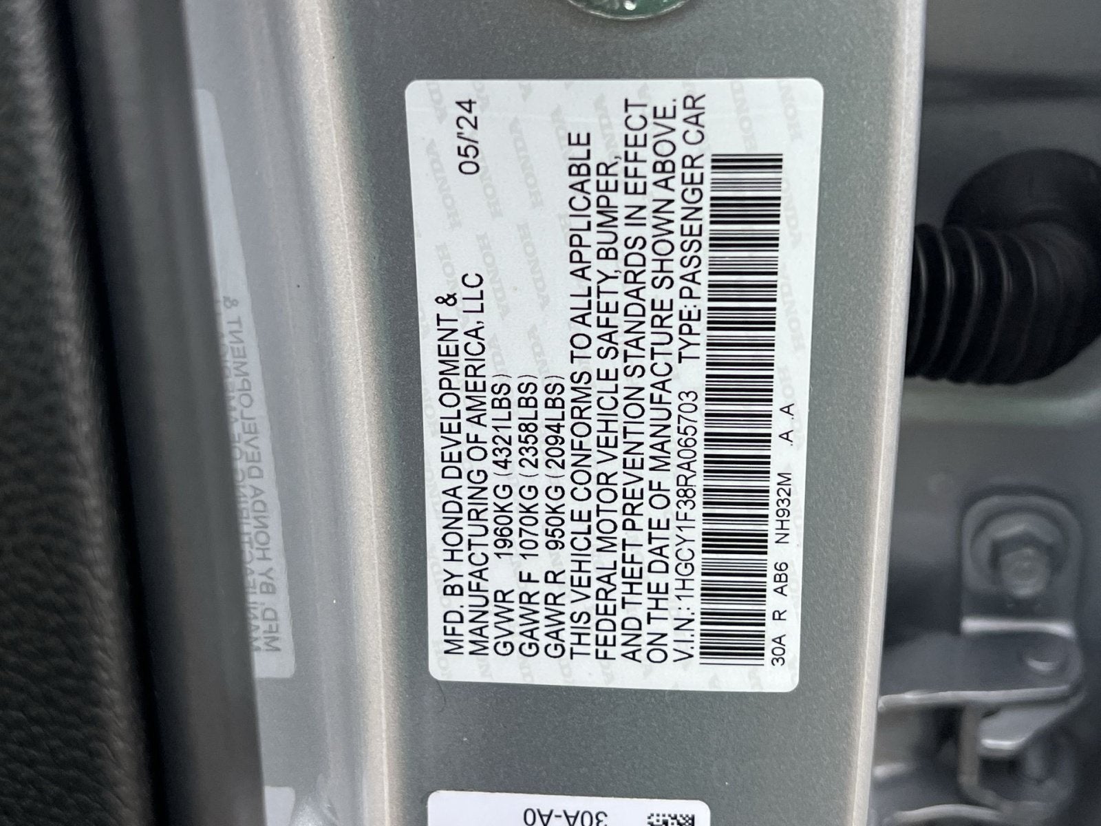 2024 Honda Accord EX