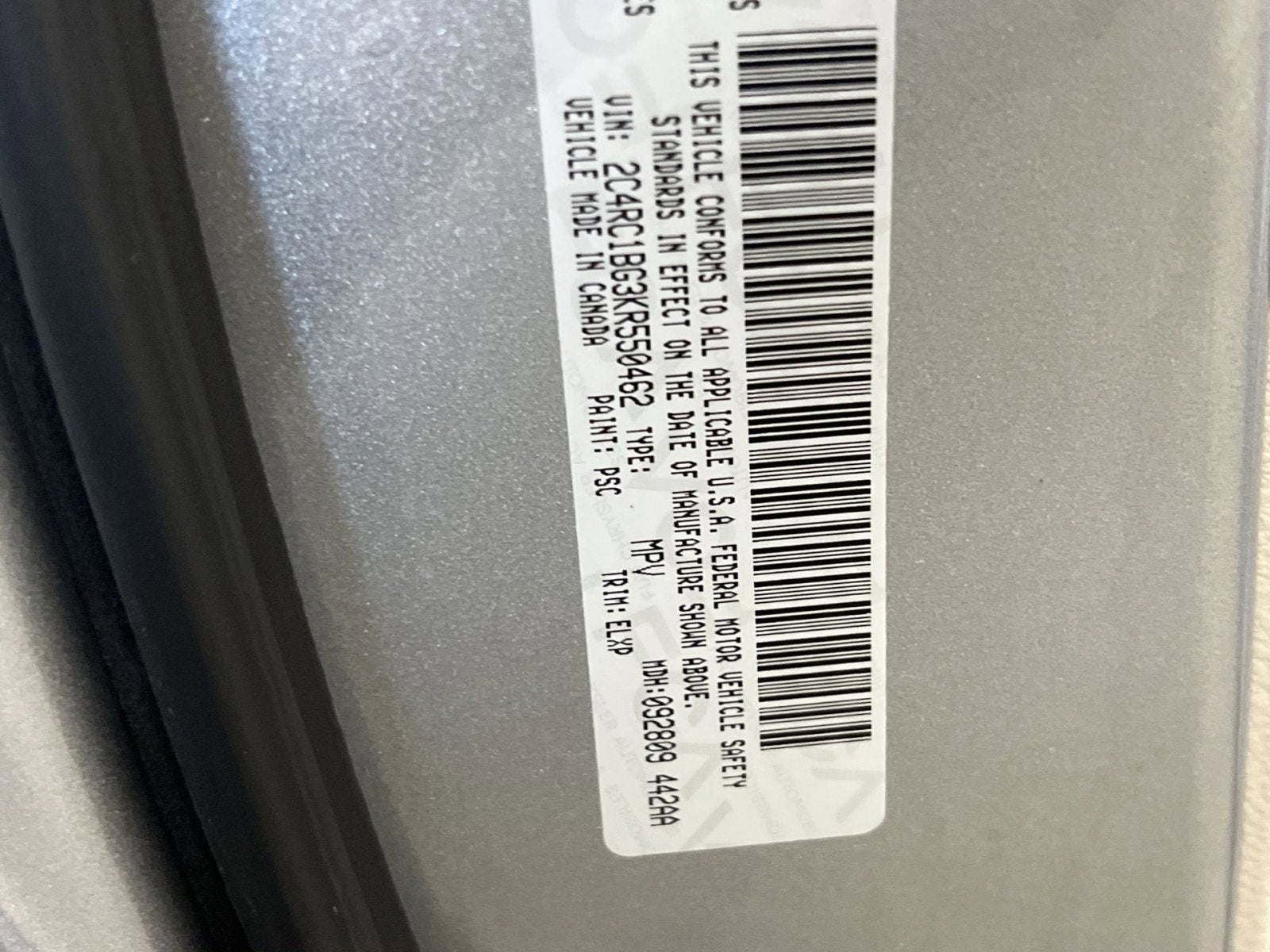 2019 Chrysler Pacifica Touring L