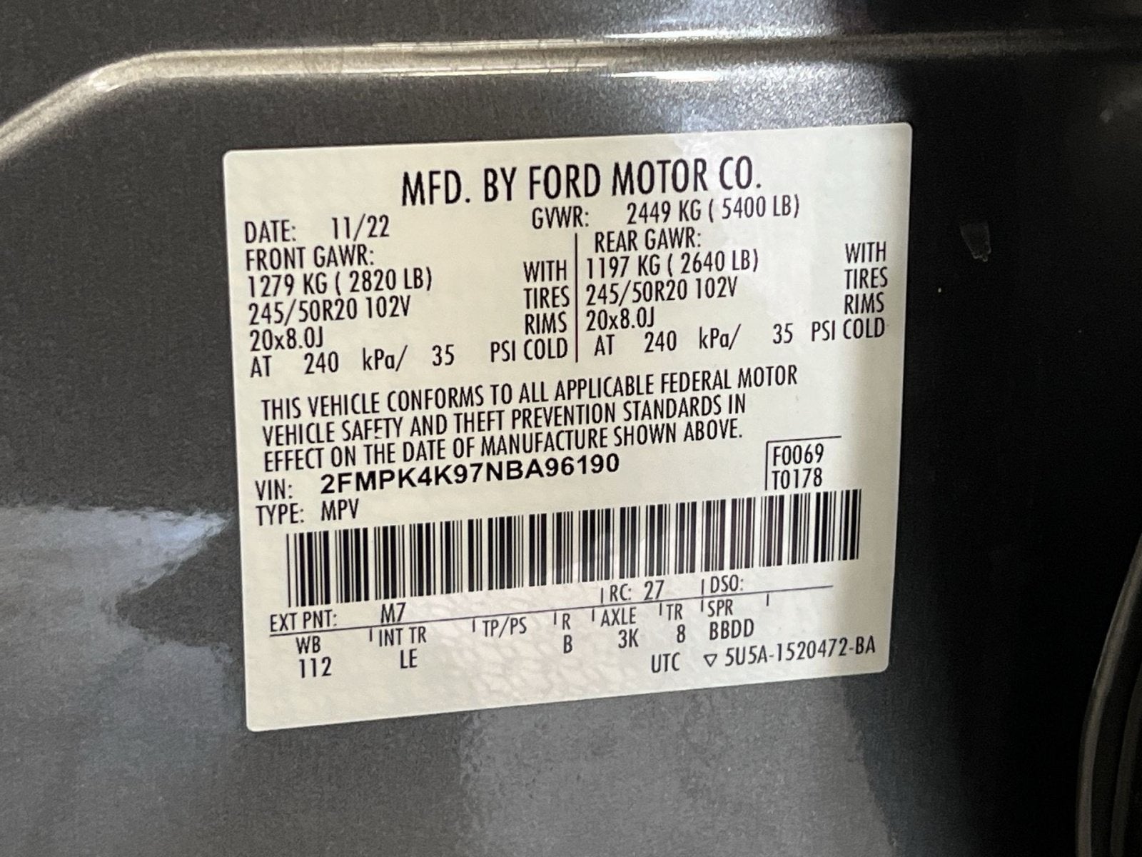 2022 Ford Edge Titanium