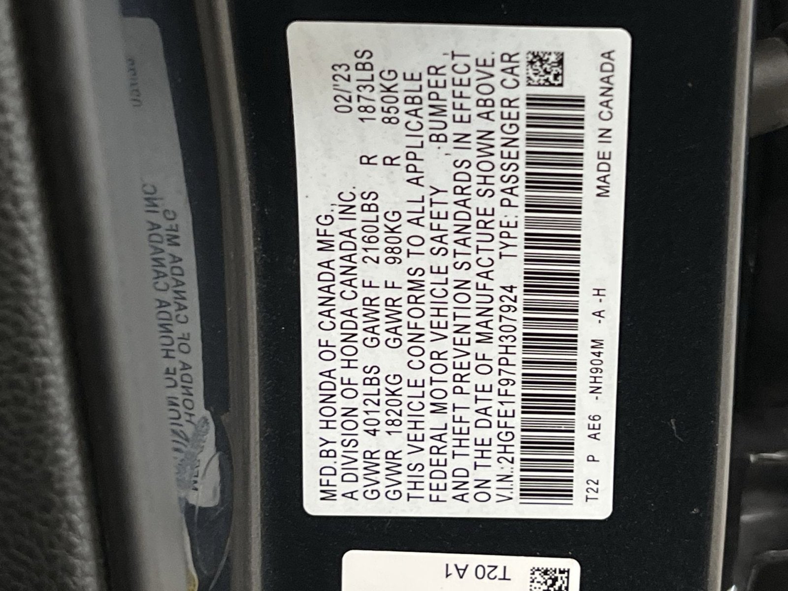 2023 Honda Civic Touring