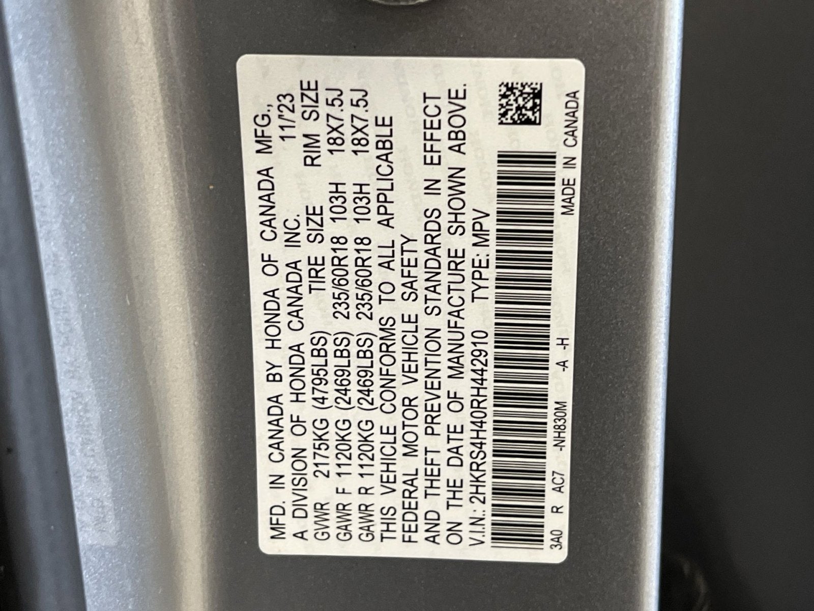 2024 Honda CR-V EX
