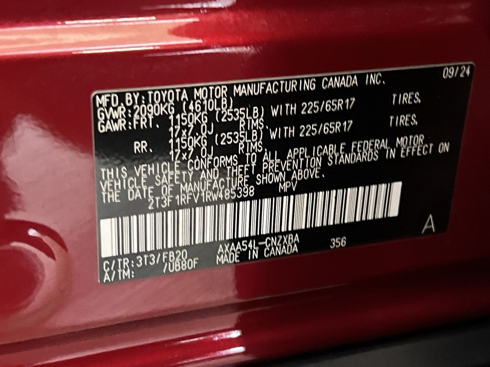 2024 Toyota RAV4 LE