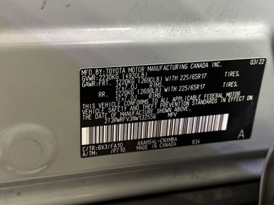 2022 Toyota RAV4 Hybrid XLE