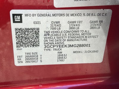 2021 Chevrolet Silverado 1500 RST