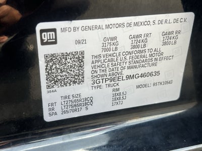 2021 GMC Sierra 1500 AT4