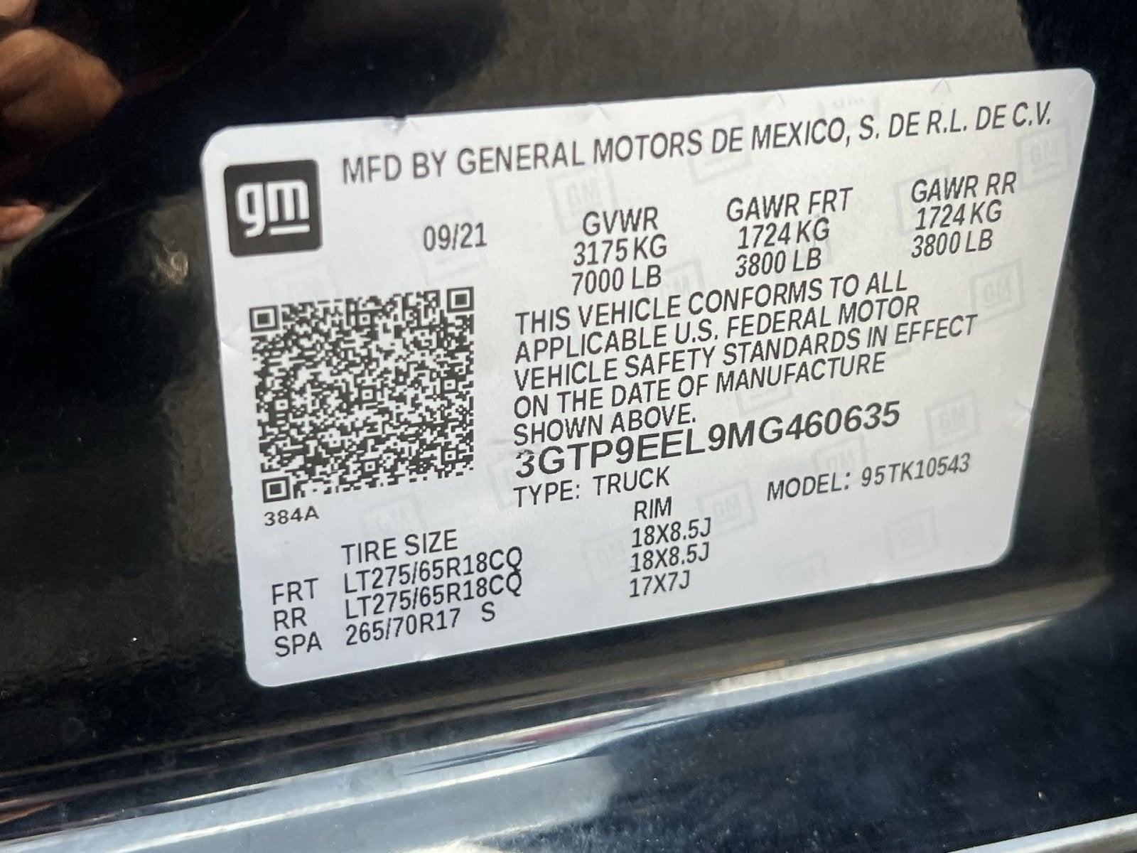 2021 GMC Sierra 1500 AT4